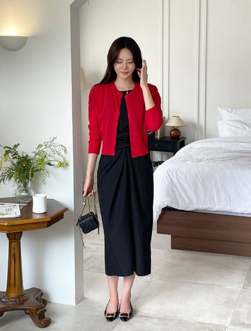 Benishu Round Knit Cardigan